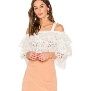 Endless Rose White Off The Shoulder Top